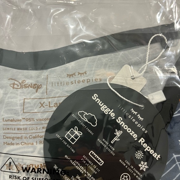 Little Sleepies Disney Night Before Christmas Pajama Set - Picture 2 of 3